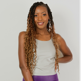 Shiny Lux Tank Top Silver